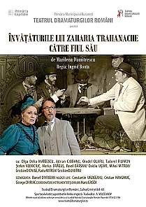 Invataturile lui Zaharia Trahanache catre fiul sau